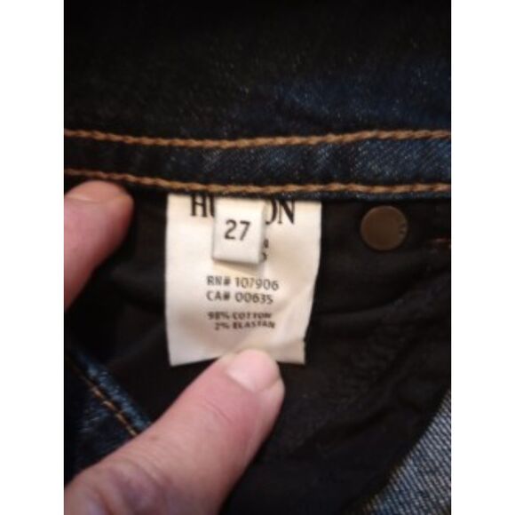 Hudson Women's Size 27 Boot Cut Dark Blue Jeans - Picture 8 of 9